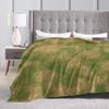 Grassland Greenery Fleece Throw Blanket | Super Warm & Comfortable | Home Decorative Blanket for Office & Living Space