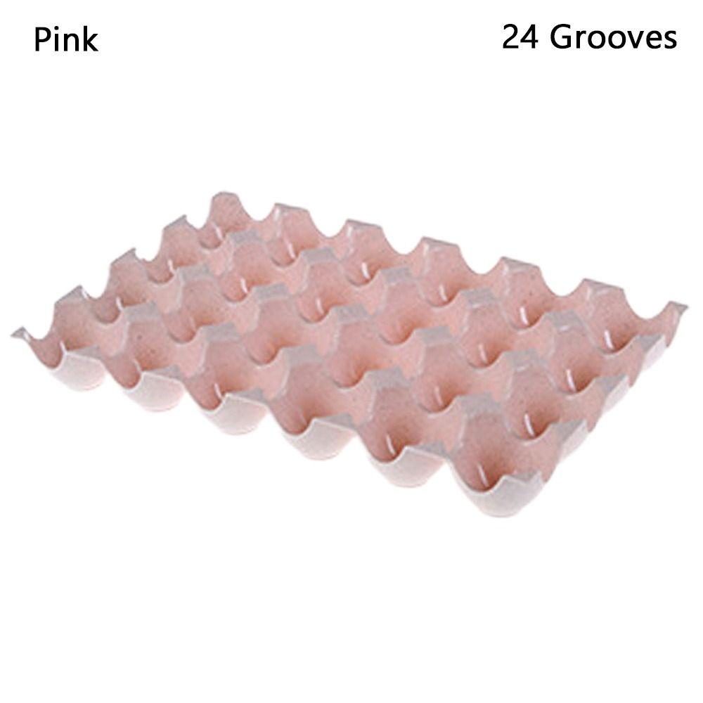 Large-capacity Egg Storage Box 24/15 Grooves Egg Dispenser for Kitchen Trendy Egg Container