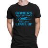 Gamers Level Up Mens Gaming T-Shirt Gaming Console Retro Gamer Tee Tee Unisex T-Shirt