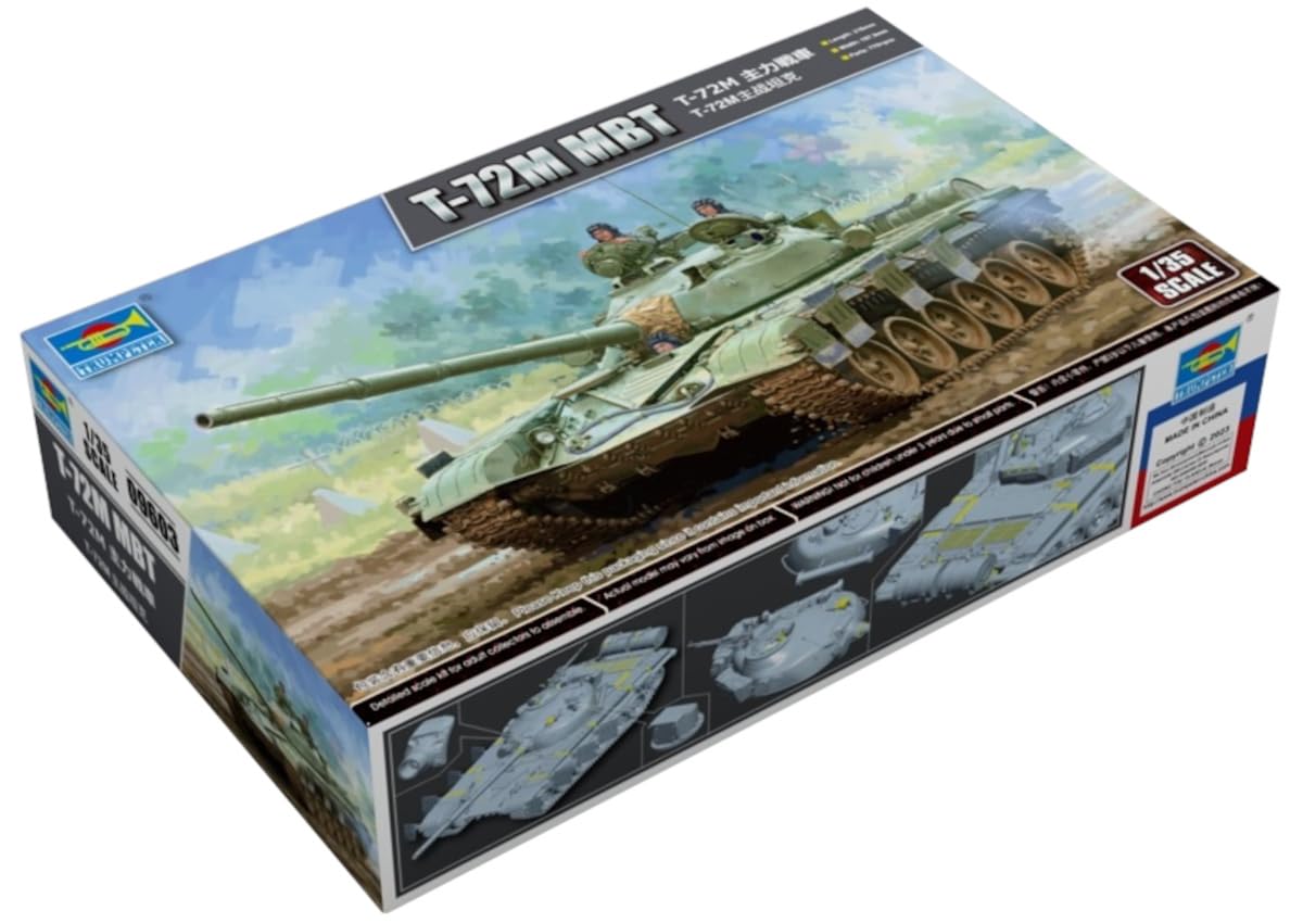

Trumpeter 1/35 T-72M Main Battle Tank Plastic Model 09603