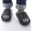 Foot Arch Thick cm [KUROO] Slippers, Sandals, Release, Support, Sole, Unisex, Black, 24.5~25.5