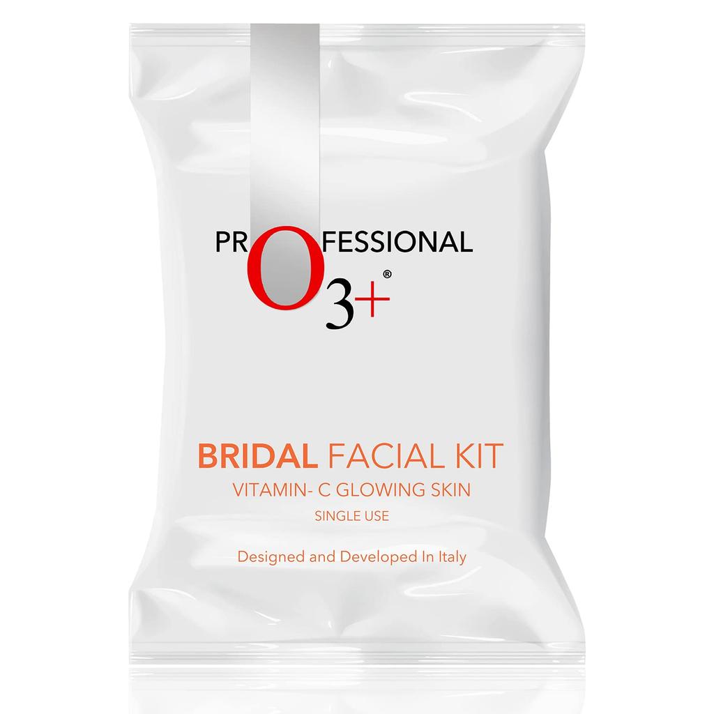 O3+ Bridal Gesichtsset Vitamin C 44g+103ml Strahlende Haut Leuchtender Teint Einzelanwendung Packung mit 1