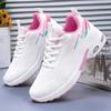 Damenschuhe neue Luftpolster-Sneaker Plateau-Laufschuhe große Größe atmungsaktiv einzelne Schuhe Flyknit-Mesh-Schuhe Damen