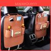 Car Seat Back Organizer With Fabric Storage Pouch For Kids Travel Car Interior Accessories