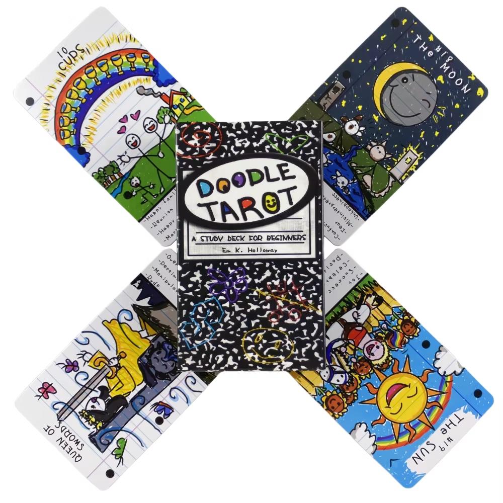 Activating Toys Doodle Oracle Cards Tarot P Rophecy Divination Deck