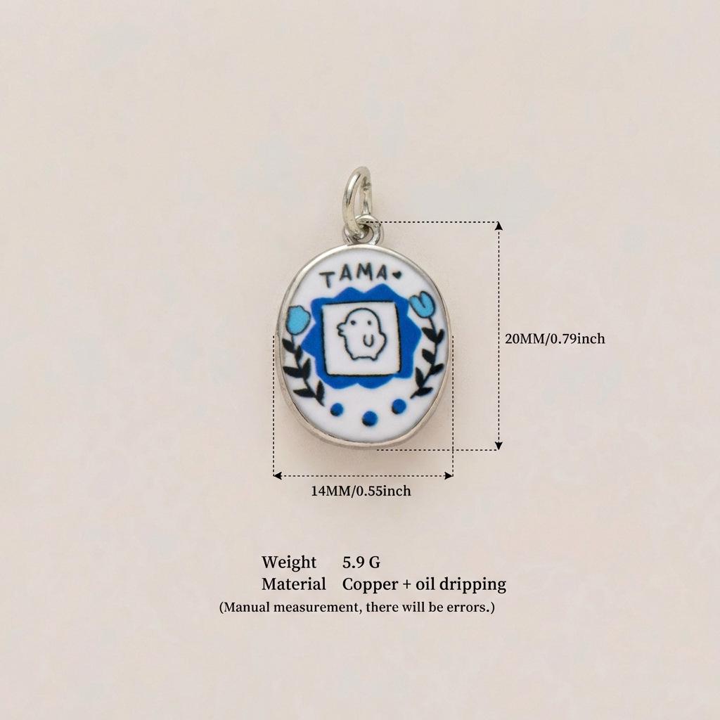 2025 Autumn Totoro Bow Knot Fireman Pendant Necklace