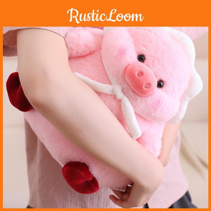 Turban Chicken Cartoon Pig Plush Toy Animal Stuffed Doll Kids Decoration Gift