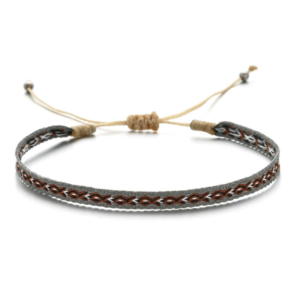 ZMZY Boho Weave Ethnic Girl Bracelets for Bohemia Women Bracelet Fashion Girl Colombian Wayuu Female Summer Beach Jewelry