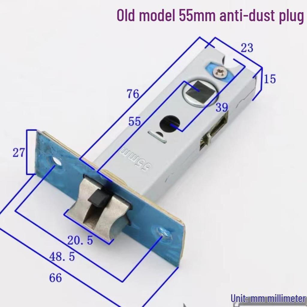 Silent Universal Bathroom Tongue Lock And Cylinder