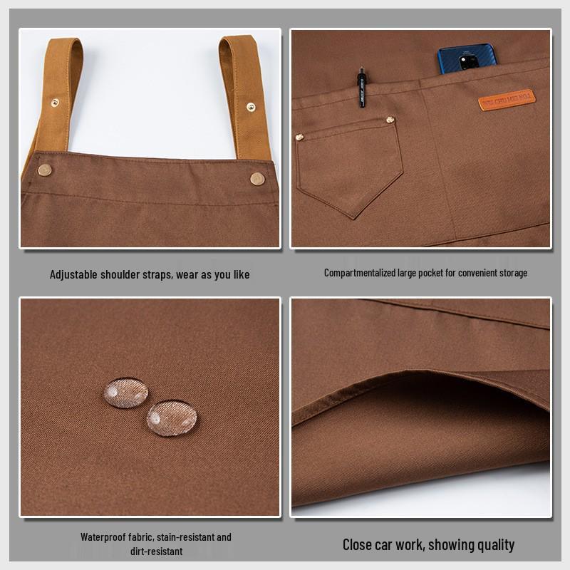 Wasserdichte Schürzen mit individuellem Logo für Küche, Salon und Café