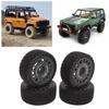 4 Pcs RC Car Tire Rubber Wheels High Wear Resistance Strong Cushioning 1Celsius10 RC On Road Tyres for
