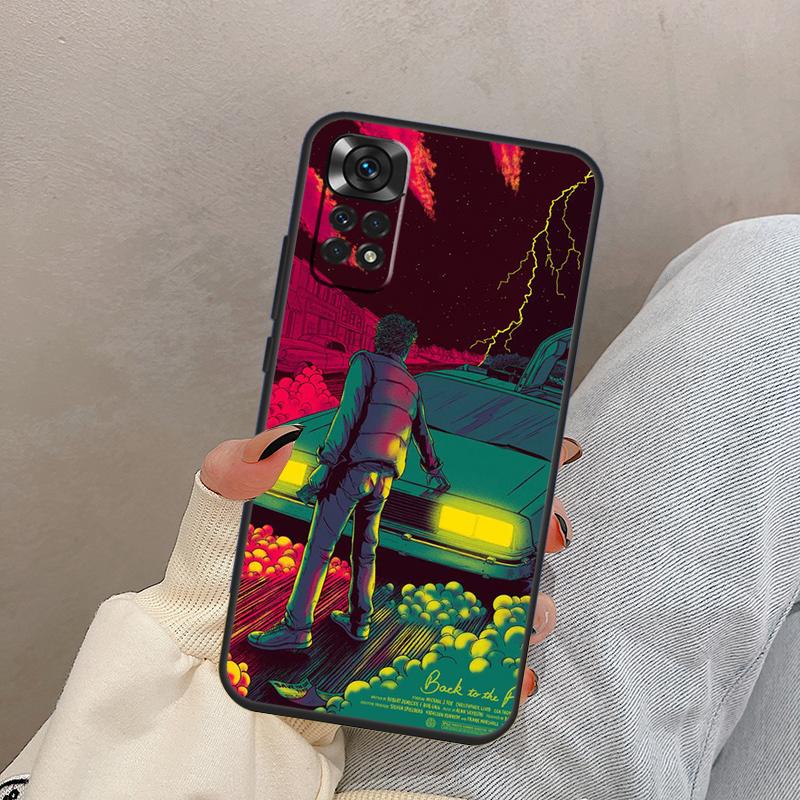 

Back to the Future DeLorean For Xiaomi Redmi Note 13 9 10 11 12 14 15 Pro Plus Case Cover For Redmi 14C 10C 12C 13C 15C Redmi 15C 5G