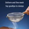 Stainless Steel Skimmer Spoon for Flour, Soy Milk, Oil, Juice, and Anti-Scald Kitchen Tasks