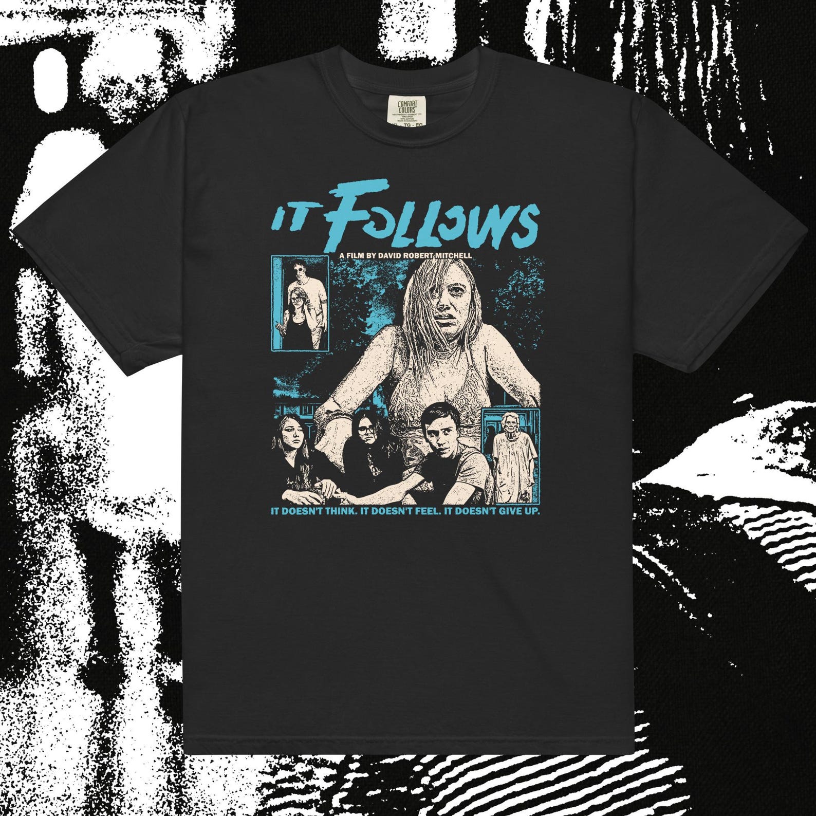 It Follows: Comfort Colors Horror Film T-Shirt 2XL
