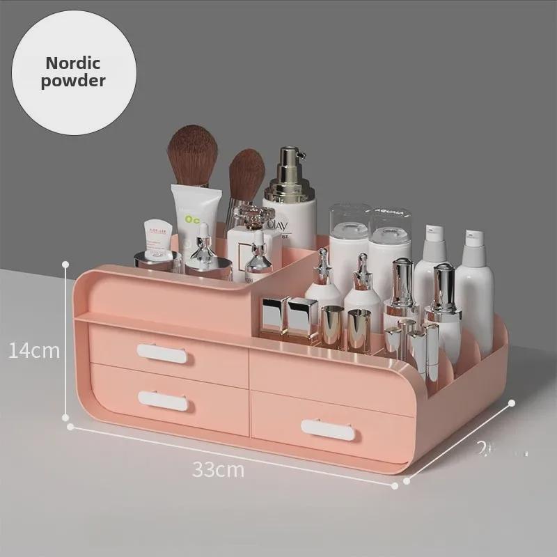 Riyuexingchen Drawer-Style Cosmetic Organizer for Desktop and Skincare Storage