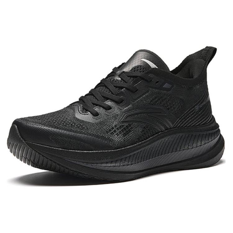 New Anta Cushioning Anti Slip Wear Resistant Breathability Low Top Full Length Carbon Plate Running Shoes Men's Black 912425588-3