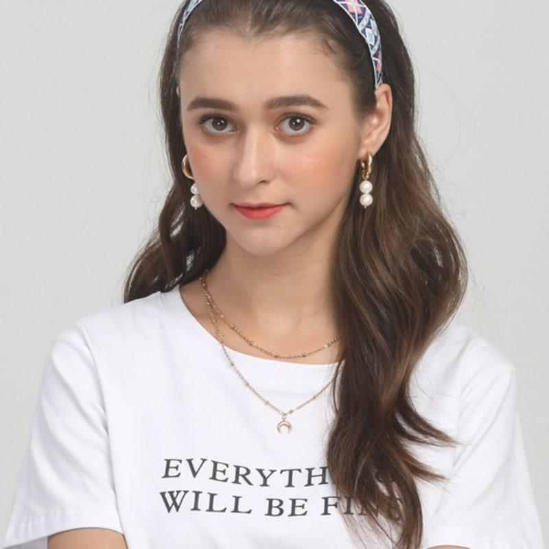 LALA African Pattern Hairband-L/BLUE