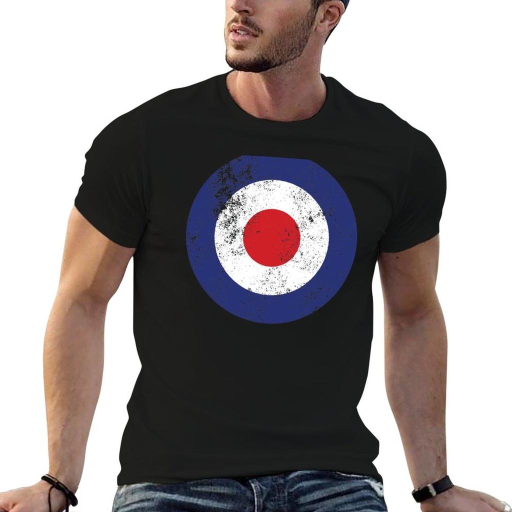 RAF Type D Roundel Mod Target Logo TShirt Odor Resistant Short Sleeve Top