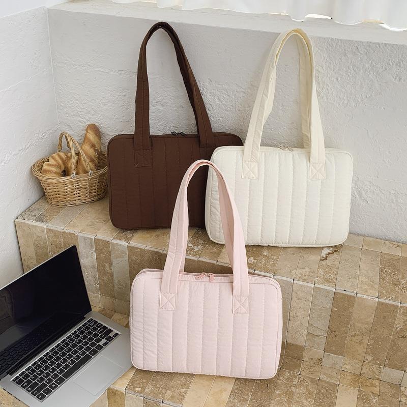Laptop bag shoulder bag multi-purpose tote simple commuter ipad protective bag only inch handbag bag