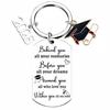 Graduation Keychain with Graduation Cap Charm Diploma Pendant and 2024 Year Number for Students Teachers Friends