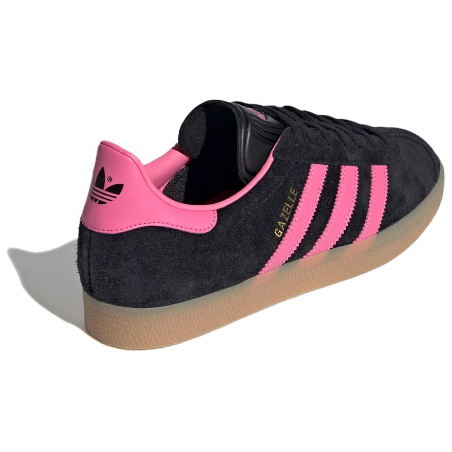 Adidas Originals Gazelle Comfortable Lightweight Low-Top Sneakers Unisex Sneakers Black Pink JH5667