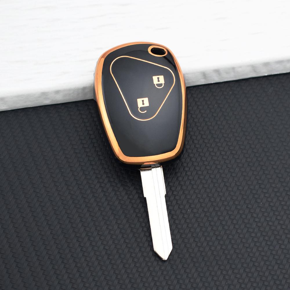 

TPU Car Key Case Cover For Dacia Sandero Renault Clio Dacia Duster Kangoo Twingo Trafic Master Modus 2/3 Buttons Key Fob Shell