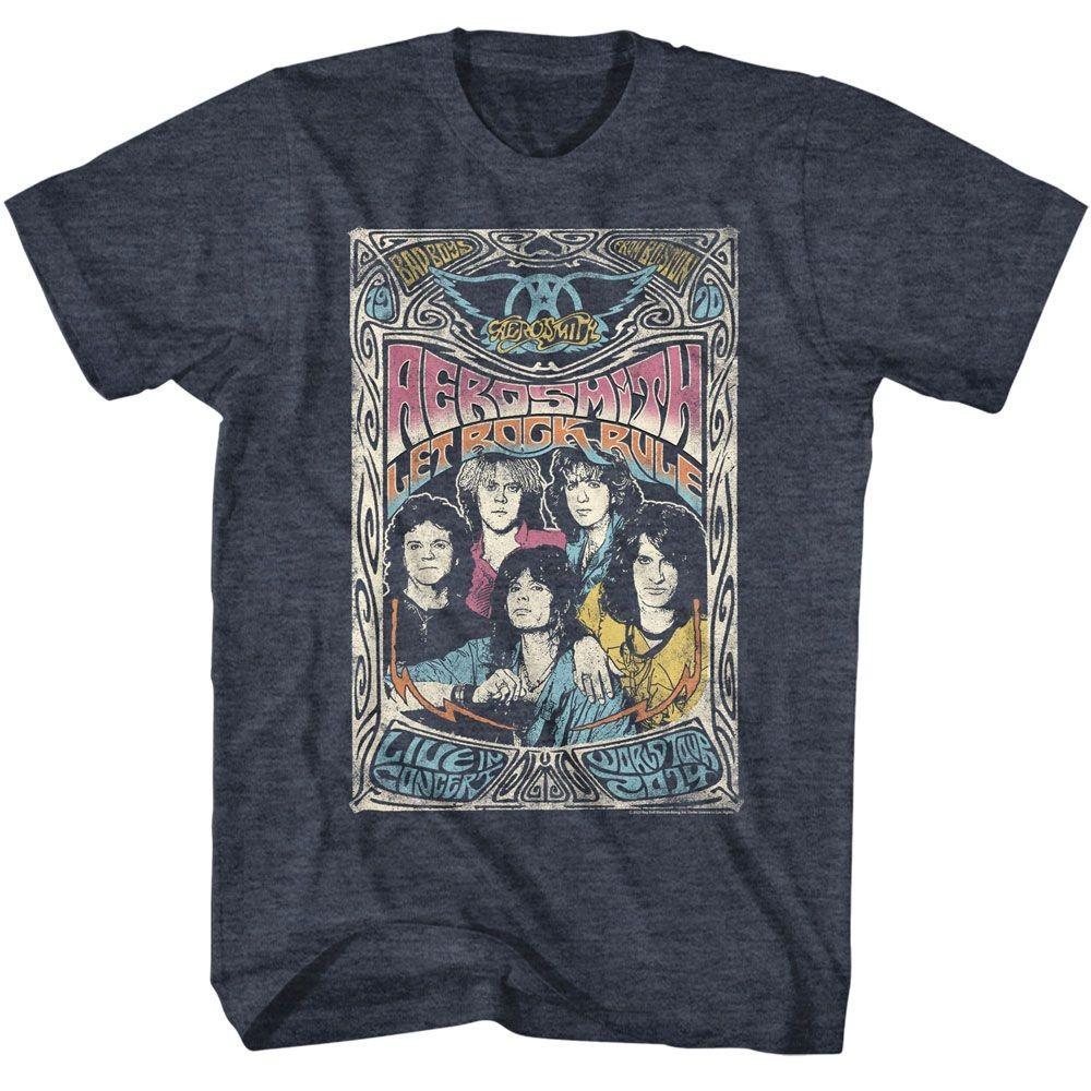 Aerosmith Let Rock Rule Music Shirt XL