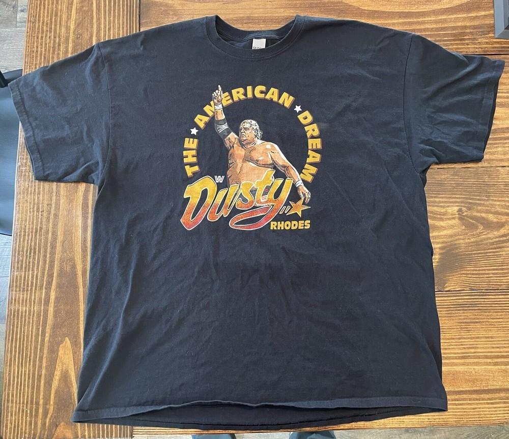 Vintage Dusty Rhodes The American Dream Black T-shirt cotton S-345XL DS01 Unisex T-Shirt L