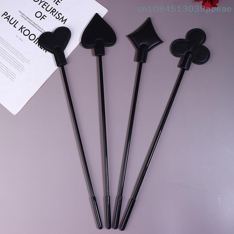 1 Pc PU Leather Horse Crop Soft Anti-slip Handle Riding Paddle Equestrian Riding Crop Sports Game Role Play Whip
