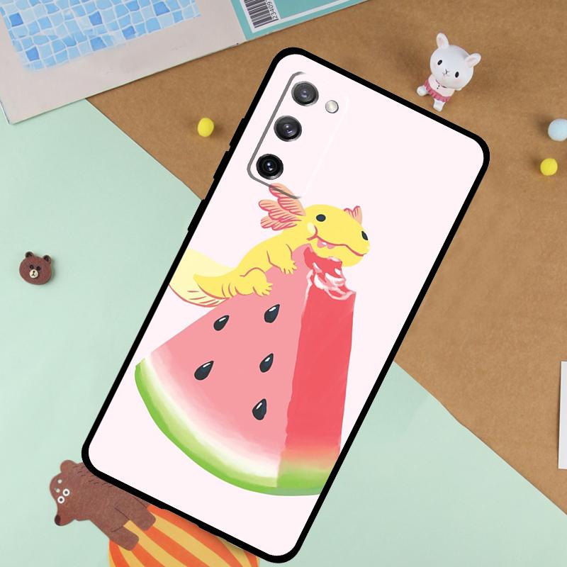 Cute Summer Fruit Watermelon Soft Case For Samsung Galaxy S24 Ultra S9 S10 S20 S22 S21 Plus S23 FE S25 Ultra Funda Cover