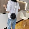 Damen Kordelzug Beuteltasche Tragetasche Schultertasche Clutch Tasche Wende Pailletten Kette Umhängetasche Urlaubsgeschenke