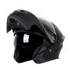 Motorcycle Full Face Helmet Winter Warm Flip up Street Racing Helmet with Dual Visor Comfortable & Breathable for Men