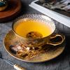 Europejski Bone China Ceramiczny Kubek do Kawy Spodek Łyżeczka Zestaw Angielski Popołudniowy Herbata Kubek do Kawy Domowy Zestaw Herbaciany Luksusowy Kubek Prezentowy Herbata