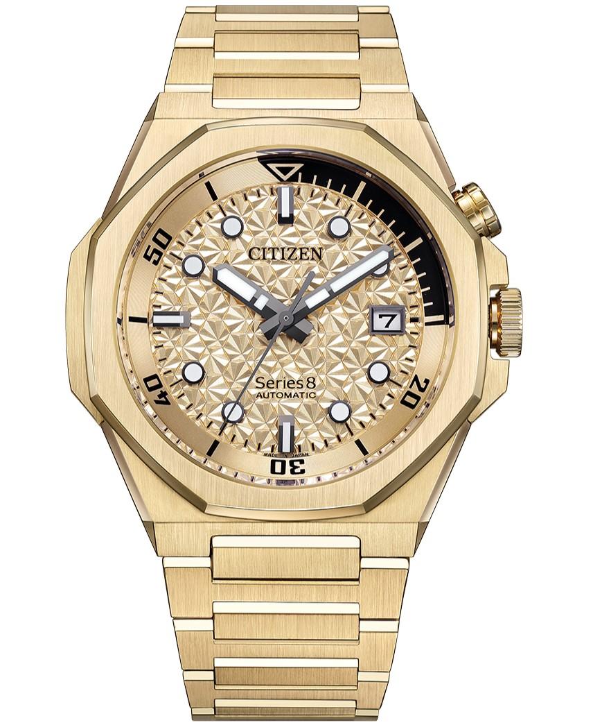 

CITIZEN Серия 8 Механические Магнитостойкие Лимитированная серия Мужские часы NB6062-52P золотой