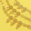 Metall Blume Bauchkette Strass Hohl Gürtel Vintage Taillenkette Outdoor