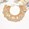 1 Retro-style Metal Beaded Fringe Anklet, Perfect for Men's Everyday and Vacation Outfits