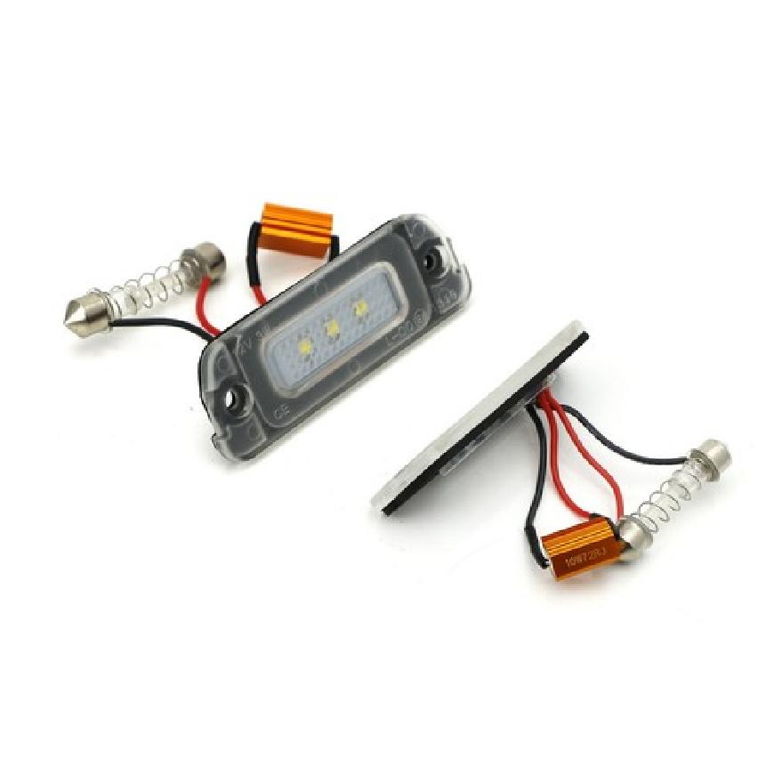 OE-Fit 3W Full LED License Plate Light Kit For Mercedes ML M GL R Class Diesel