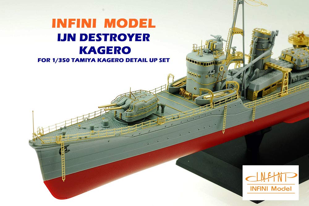 Infinimodel IM Series Japanese Navy Destroyer Kagero Detail Up Set for T Company Plastic Model Kits 1/350 (IM53503)