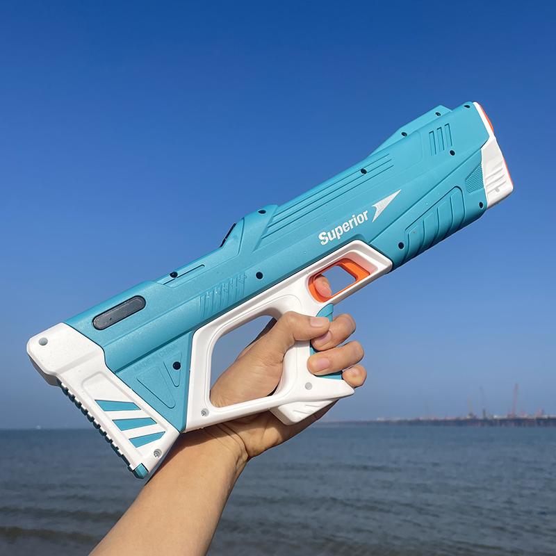 Automatisch Water Hoge Druk Elektrisch Waterpistool Speelgoed Voor Kinderen Zomer Buiten Zwembad Vechtspellen Kinderen Waterspeelgoed Cadeau