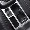 For Volkswagen VW Tiguan 2009 2010 2011 2012 2013 2014 2015 ABS Chrome Front Console Water Cup Holder Frame Cover Trims Sticker