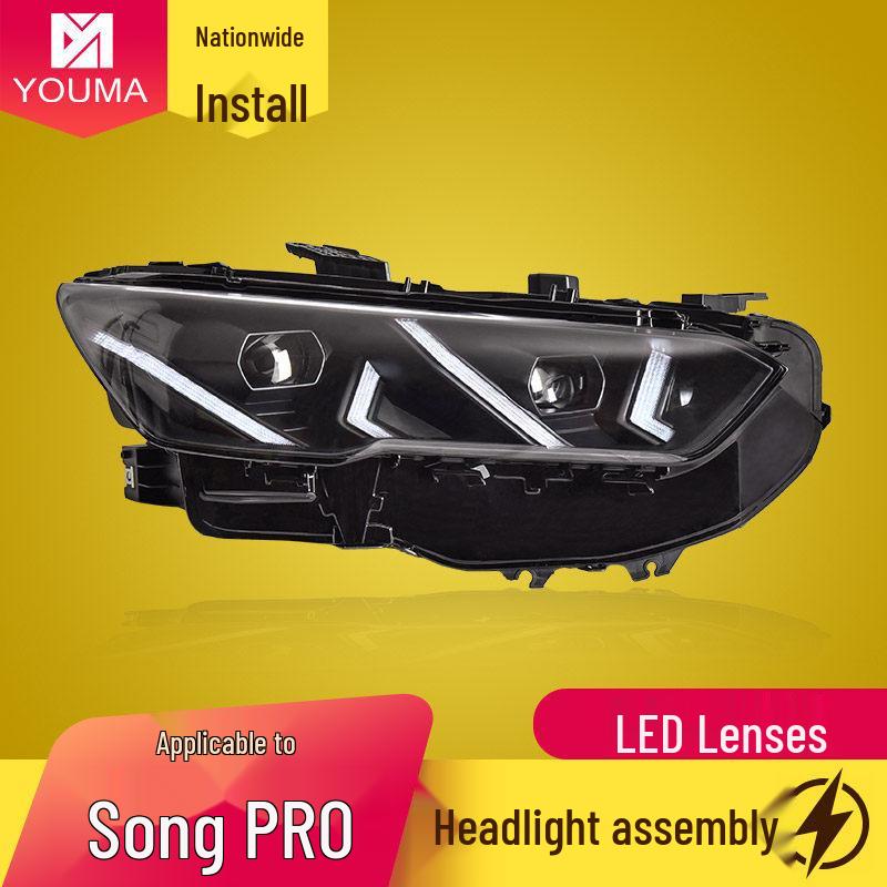 

RGB LED Headlights for BYD Song Pro 19-24: Custom Startup & Colorful Daytime Running Lights