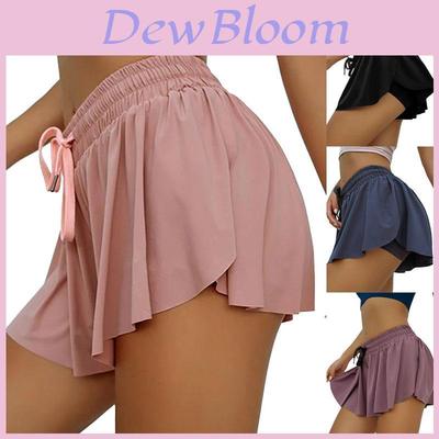 Stylish Women Pleated Athletic Tennis Sports Skirts With Built-in Shorts For Comfort
