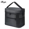 Large Capacity Portable Lunch Bag Oxford Cloth Ice Pack with Aluminum Foil Insulation for Takeaway Delivery Outdoor Use