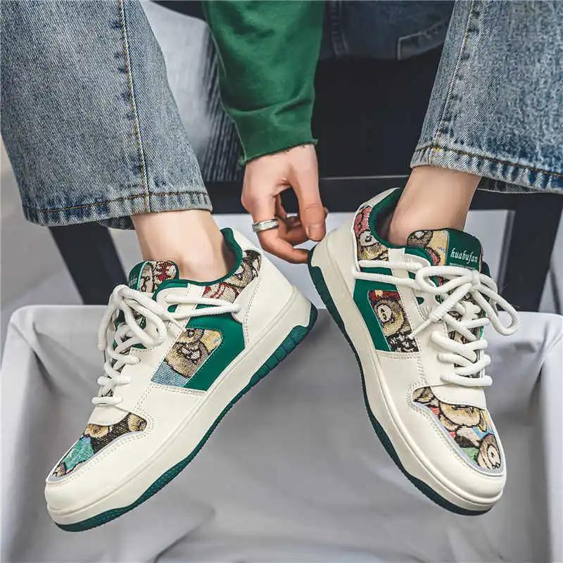 Fashion Key Height Lace Up Shoes Running Luxury Shoes Men Sneakers Men Luxury Sport Topanky Loafersy Fashionable Special Wide