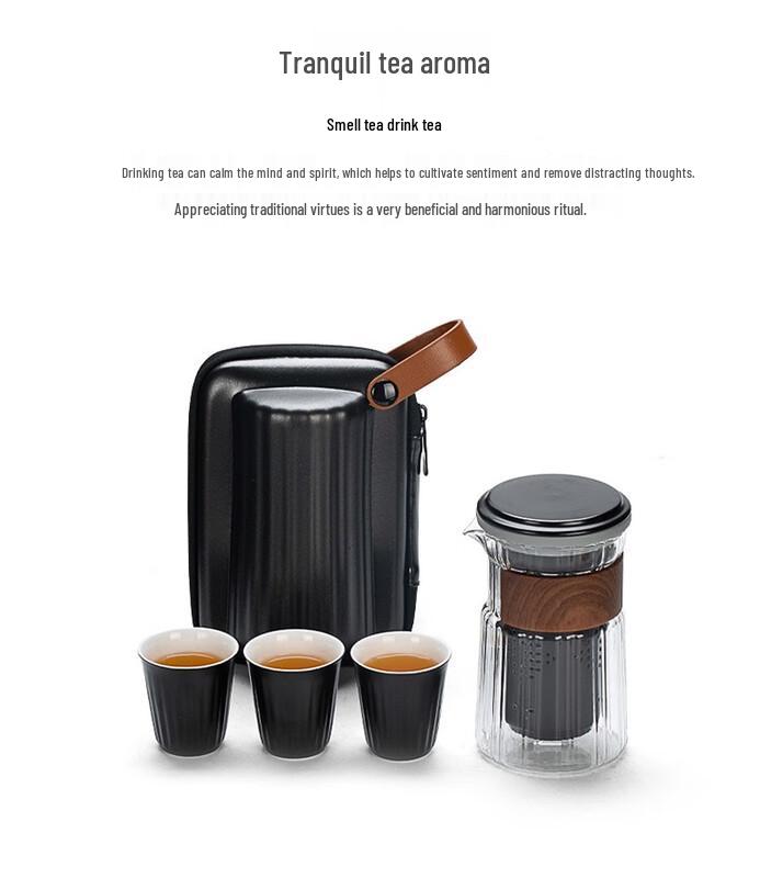 Darun Oriental Ceramic Travel Tea Set