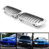 Car Front Fence Grill Grille Chrome For BMW E46 2 Doors 1998 2000 2001 3 Series
