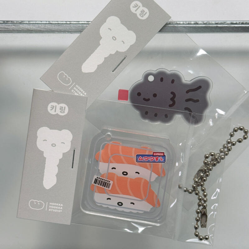 [Fukafuka] Acrylic Keychain [Muusushi Takeout Sushi]