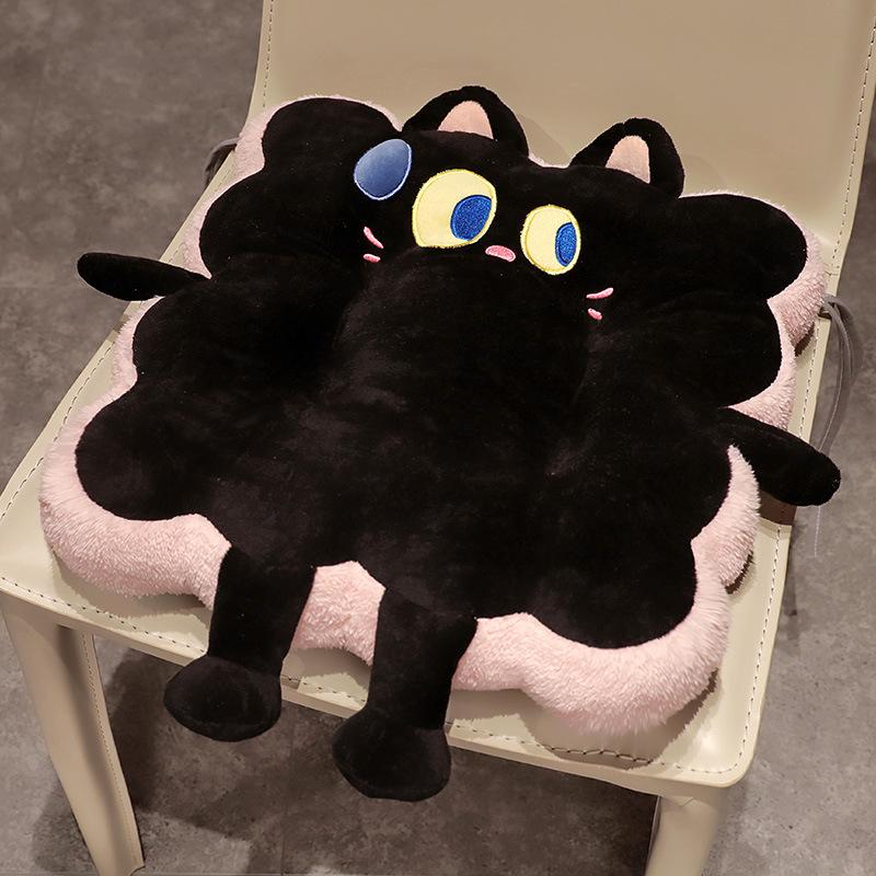 Cartoon Office Seat Cushion for Long Sitting - Universal, Thick, and Cute for All Seasons