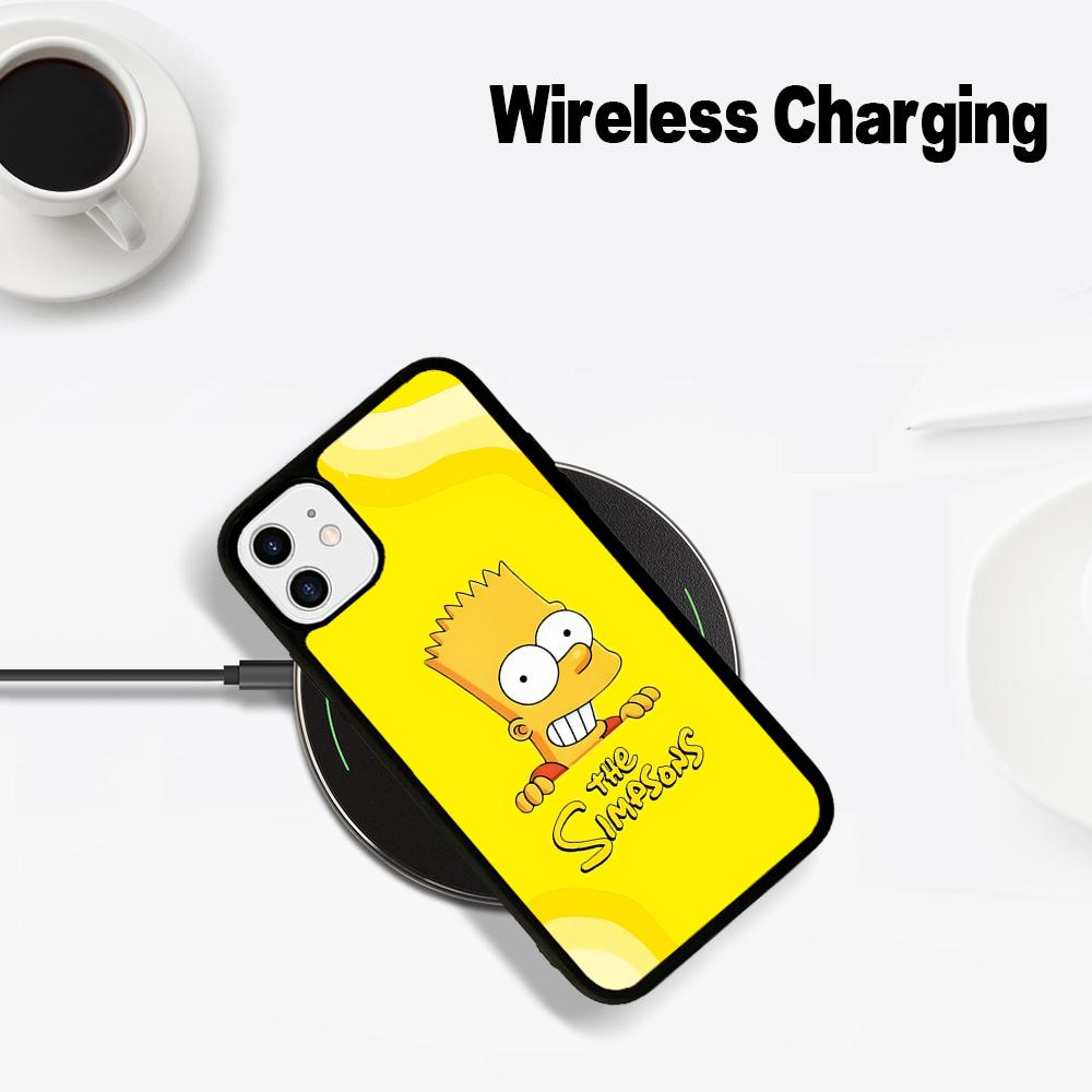 Cartoon The S-Simp-sons Phone Case Magesafe Magnetic Wireless Charge Case For IPhone 16 11 12 13 14 15 Pro Max Plus Mini