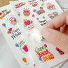 20PCS Mixed Pattern Birthday Greeting Cards Cartoon Multicolor Blessing Card Paper with Envelopes Birthday Postcards Birthday